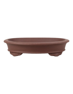 Oval Bonsai Pot 35*28*8 cm Unglazed - Yixing