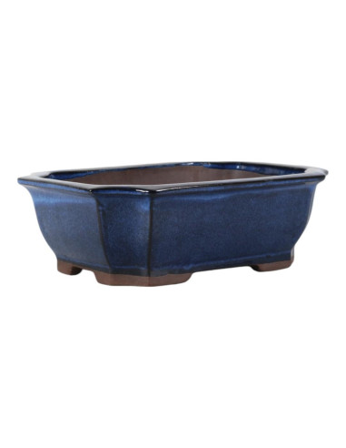 Vaso di Bonsai Rettangolare 30,5*24*10 cm Blu – Yixing