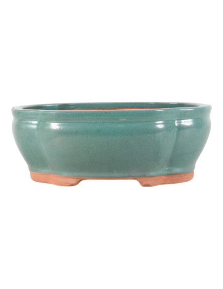 Vaso de Bonsai Oval 35*28*12 cm Verde – Yixing
