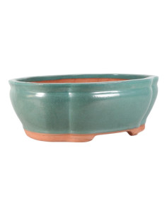 Pot de Bonsai Ovale 35*28*12 cm Vert – Yixing 2