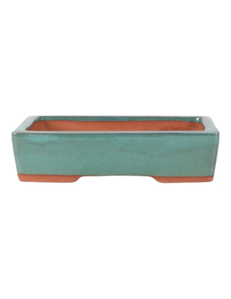 Vaso de Bonsai Retangular 35*27*8,5 cm Verde – Yixing