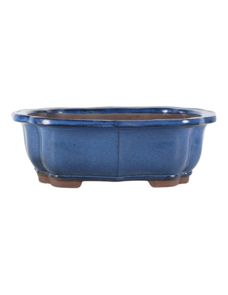 Vaso de Bonsai Oval 31*25*10 cm Azul – Yixing