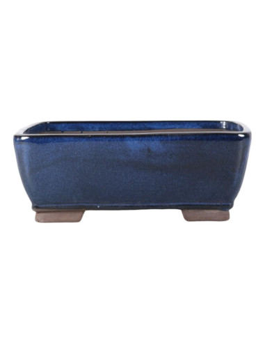 Vaso de Bonsai Retangular 29*22*10 cm Azul – Yixing