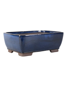 Rechteckiger Bonsai-Topf 29*22*10 cm Blau – Yixing 2