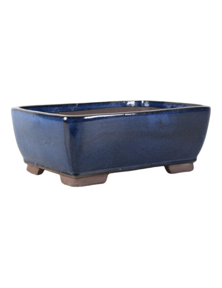 Vaso de Bonsai Retangular 29*22*10 cm Azul – Yixing
