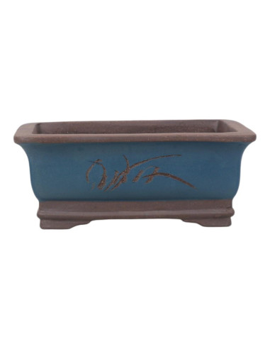 Vaso da Bonsai Rettangolare 50,5*23*18 cm con Disegni Senza Smalto – Yixing