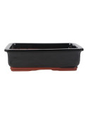 Vaso de Bonsai Retangular 39*30,5*12 cm Preto - Yixing