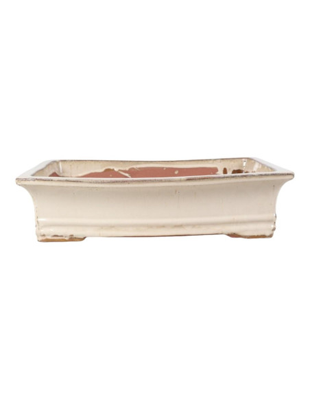 Rectangular Bonsai Pot 45*36*11.5 cm Cream - Yixing