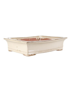 Vaso di Bonsai Rettangolare 45*36*11,5 cm Crema - Yixing 2