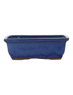 Pot of Bonsai Rectangular 18.5*13.5*6 cm Blue - Yixing