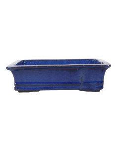 Vaso für Bonsai Rechteckig 35,5*29*10 cm Blau - Yixing