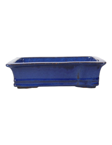Pot de Bonsai Rectangular 35.5*29*10 cm Blue - Yixing