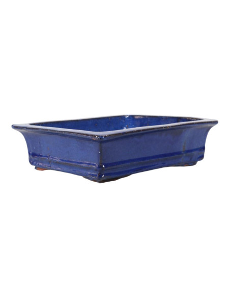 Pot de Bonsai Rectangular 35.5*29*10 cm Blue - Yixing