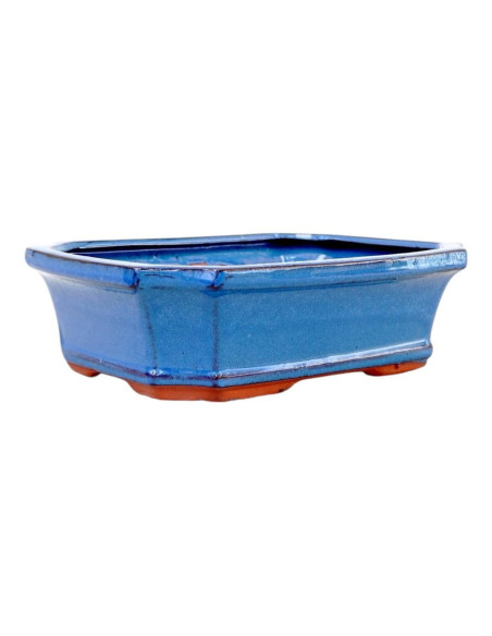 Vaso de Bonsai Rectangular  41*32*11,5 cm Azul - Yixing