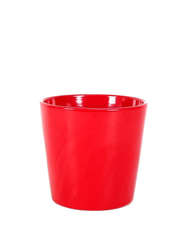 Cachepot Ceramico Basic Rosso