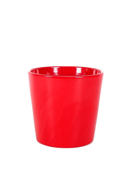 Cachepot Ceramico Basic Rosso