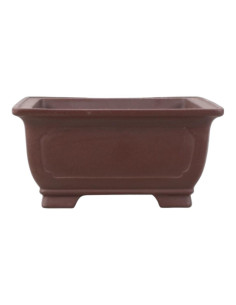 Maceta de Bonsái Cuadrada 21*21*10 cm Sin Esmalte - Yixing