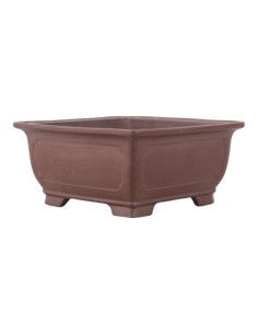 Vaso di Bonsai Quadrato 21*21*10 cm Senza Smalto - Yixing 2
