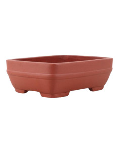 Vaso di Bonsai Rettangolare 20,5*16,5*7 cm Senza Smalto - Yixing 2