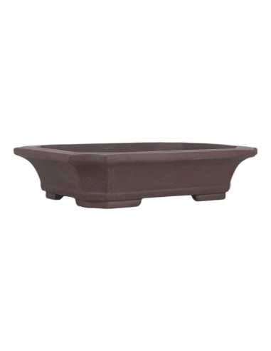Rechteckiger Bonsai-Topf Hakusan 35*26,5*9,5 cm ohne Glasur - Yixing