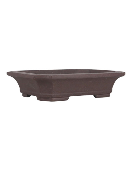 Rechteckiger Bonsai-Topf Hakusan 35*26,5*9,5 cm ohne Glasur - Yixing
