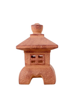 Lanterne en Céramique Moyenne - Marron - 28*18*18 cm