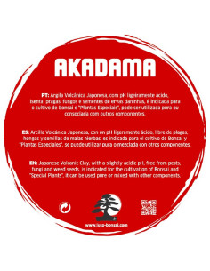 Akadama 3 to 6 mm - Bonsai substrate - 1.5 Lt 2