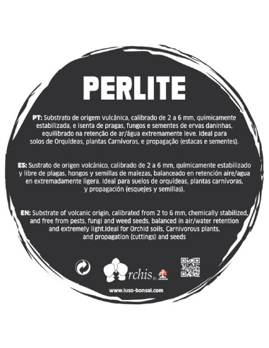 Perlite 0 à 6 mm - Substrat pour Orchidées - 1,5 L