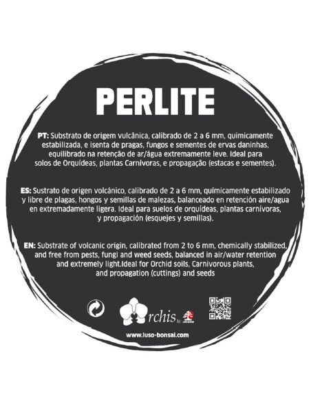 Perlite 0 à 6 mm - Substrat pour Orchidées - 1,5 L