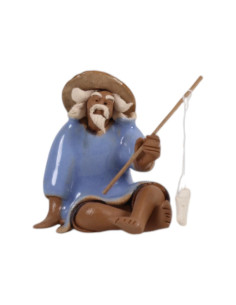 Figura Paciência 19 - Pescador - 5 cm