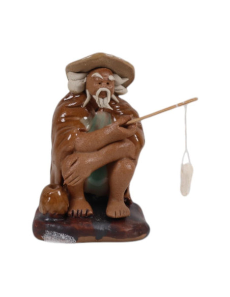Figura Paciência 21 - Pescador - 5 cm