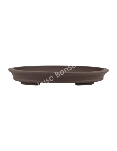 Pot by Bonsai Oval 47*30*6 cm Glazed Yixing | Luso Bonsai