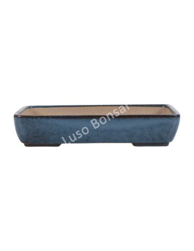 Vase de Bonsai Rectangular 22,5 *16,5 *4,5 cm Bleu – Yixing | Luso ...