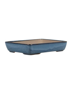 Rechteckiger Bonsai-Topf 22,5*16,5*4,5 cm Blau – Yixing 2