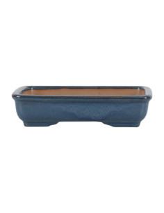 Vaso per Bonsai Rettangolare 16*12*3,5 cm Blu – Yixing