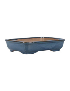Vaso per Bonsai Rettangolare 16*12*3,5 cm Blu – Yixing 2