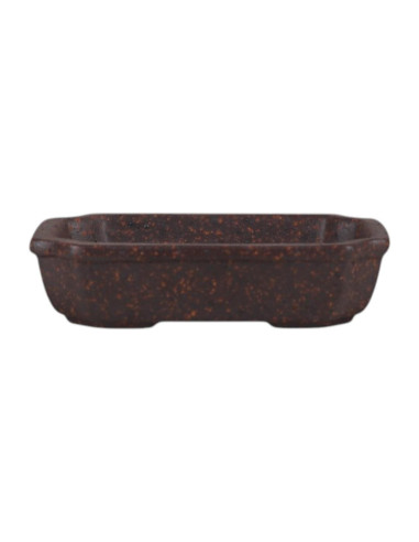 Vaso de Bonsai Retangular 12,5*9*3 cm Sem Esmalte - Yixing