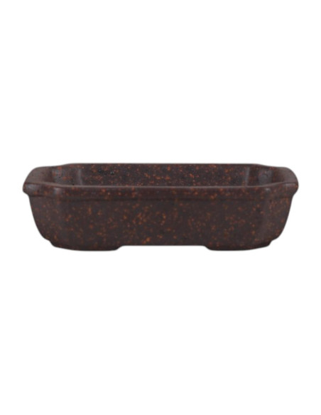 Vaso de Bonsai Retangular 12,5*9*3 cm Sem Esmalte - Yixing
