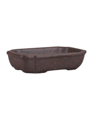 Vaso di Bonsai Rettangolare 12,5*9*3 cm Senza Smalto - Yixing