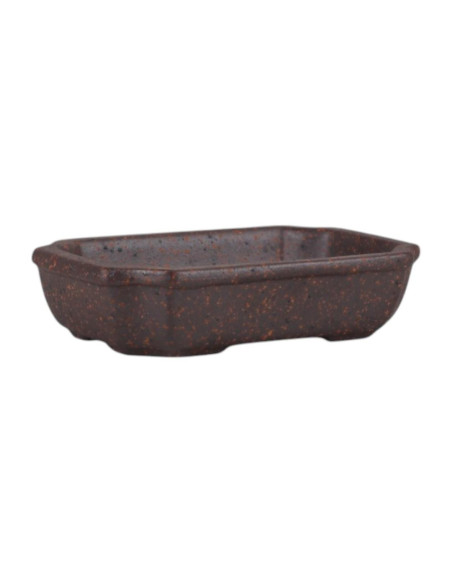 Vaso de Bonsai Retangular 12,5*9*3 cm Sem Esmalte - Yixing