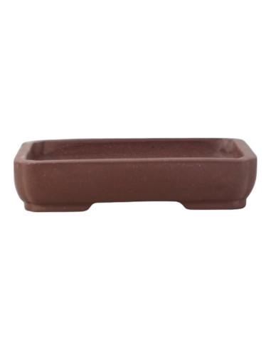 Vaso di Bonsai Rettangolare 20,5*15,5*4,5 cm Senza Smalto – Yixing