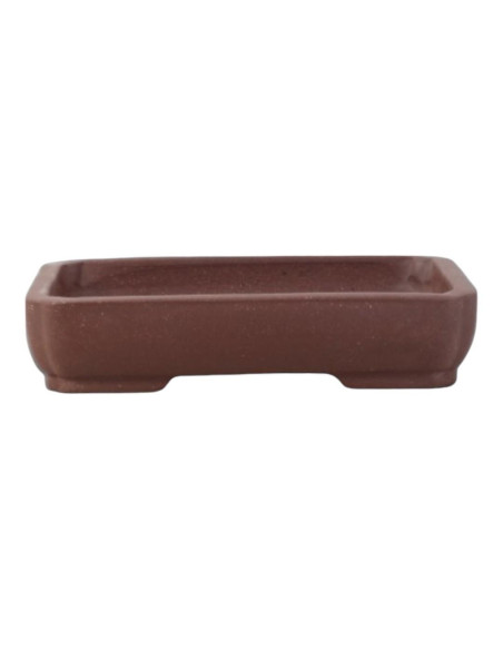 Vaso di Bonsai Rettangolare 20,5*15,5*4,5 cm Senza Smalto – Yixing