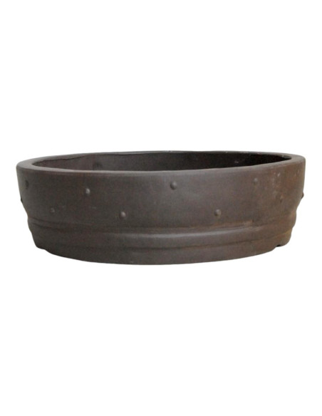 Vase de Bonsai Rond 31,5*8 cm Sans Émaillé - Yixing