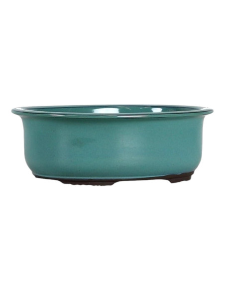 Maceta de Bonsai Oval 27*22*8 cm Verde - Japón