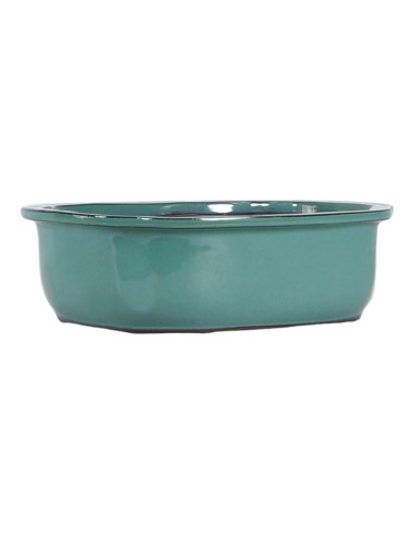 Maceta de Bonsái Ovalada 31*26,5*8,5 cm Verde - Japón