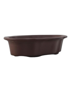 Pot de Bonsai Ovale 25,5*17*5,5 cm Sans Émail - Yixing 2