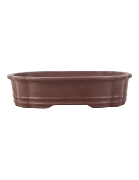 Vaso de Bonsai Oval 26*20*6 cm Sem Esmalte - Yixing
