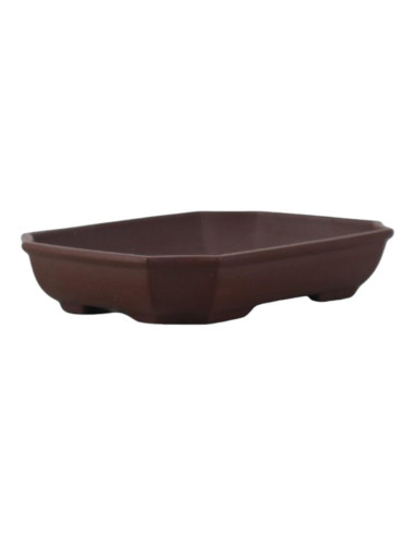 Vaso de Bonsai Retangular 23,5*17*4,5 cm Sem Esmalte - Yixing