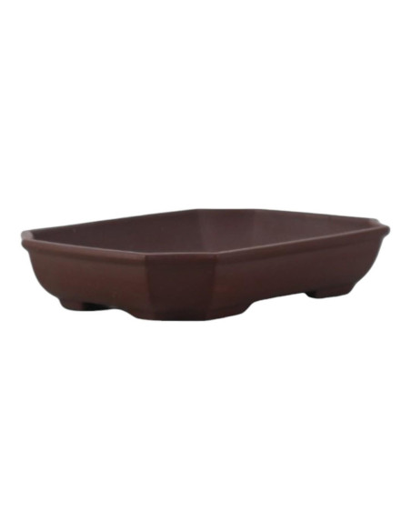 Vaso de Bonsai Retangular 23,5*17*4,5 cm Sem Esmalte - Yixing