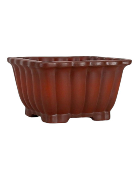 Vaso di Bonsai Quadrato 28*28*13,5 cm Degradé - Yixing